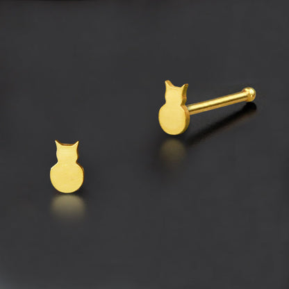 Nose Pin Piercing Jewelry Perhiasan Hidung warna gold byk pilihan motif menarik