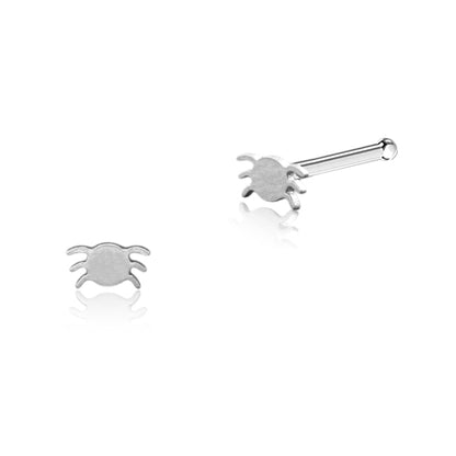 Nose Pin Piercing Jewelry Perhiasan Hidung warna silver byk pilihan motif menarik