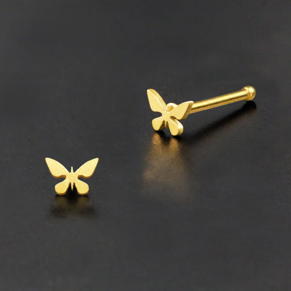 Nose Pin Piercing Jewelry Perhiasan Hidung warna gold byk pilihan desain popular