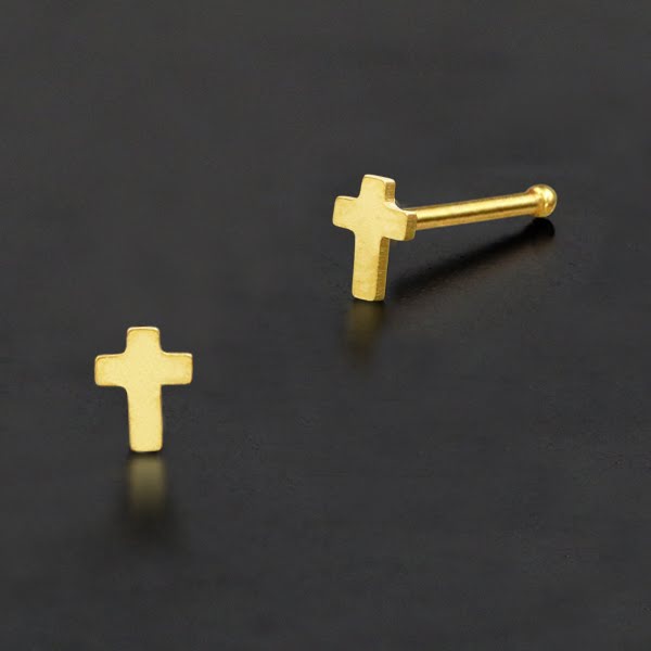 Nose Pin Piercing Jewelry Perhiasan Hidung warna gold byk pilihan desain popular