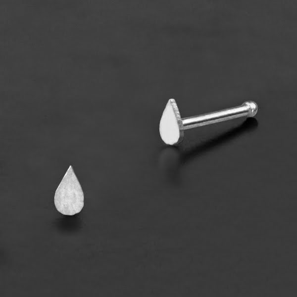 Nose Pin Piercing Jewelry Perhiasan Hidung warna silver banyak pilihan desain popular