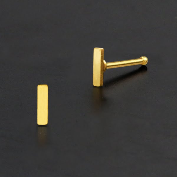 Nose Pin Piercing Jewelry Perhiasan Hidung warna gold byk pilihan desain popular