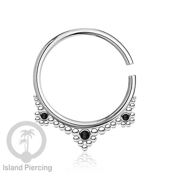 Body Piercing Stainless  Anting Tindik Lingkaran Ukuran Sedang, 3mm