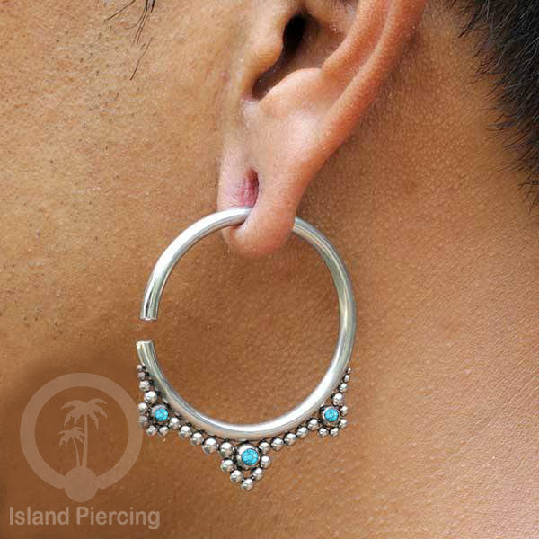 Body Piercing Stainless  Anting Tindik Lingkaran Ukuran Sedang, 3mm
