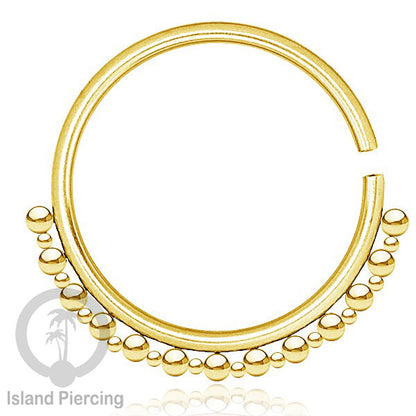 Tindik Piercing Stainless, Anting-anting hoop Earring, lubang telinga 4mm