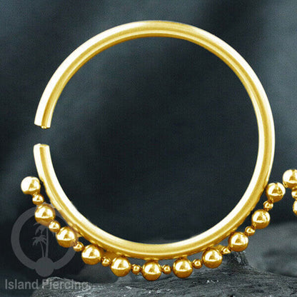 Tindik Piercing Stainless, Anting-anting hoop Earring, lubang telinga 4mm