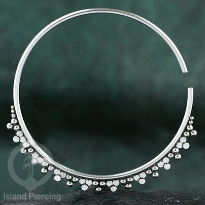Piercing Tindik Stainless selera Hoop Earring. Warna Gold dan Silver ukuran lubang 2mm