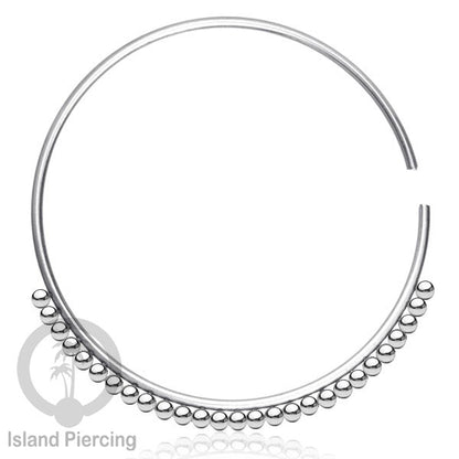 Stainless Steel Piercings, Hoop Earrings, 2mm Steel Piercings.