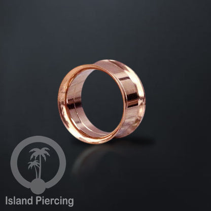 Steel Ear-tunnel Anting Piercing Plug Stainless warna Gold &amp; Rose gold