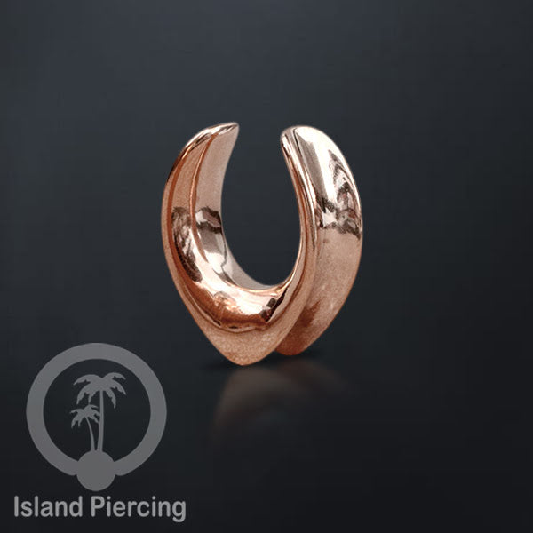Anting Steel Ear-tunnel Body Jewelry Plug Stainless saddle style
