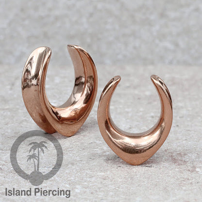 Anting Steel Ear-tunnel Body Jewelry Plug Stainless saddle style