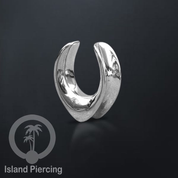 Anting Steel Ear-tunnel Body Jewelry Plug Stainless saddle style