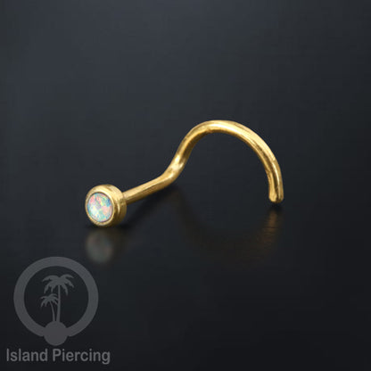 Nose screw Piercing Jewelry Perhiasan Stainless Hidung dengan banyak variasi batu
