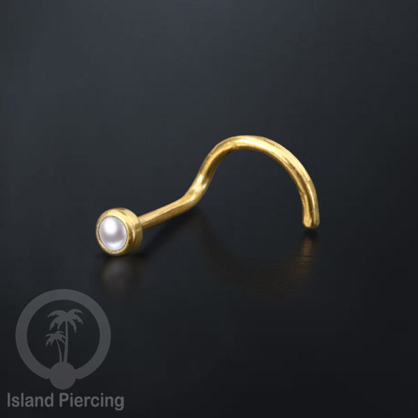 Nose screw Piercing Jewelry Perhiasan Stainless Hidung dengan banyak variasi batu