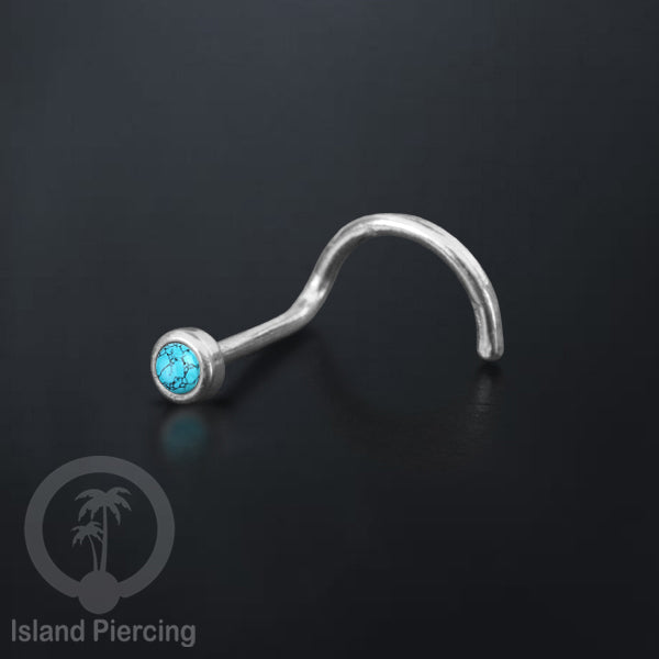 Nose screw Piercing Jewelry Perhiasan Stainless Hidung dengan banyak variasi batu