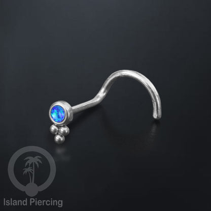Dekoratif Nose screw Piercing Jewelry Stainless Perhiasan Hidung dengan banyak pilihan batu