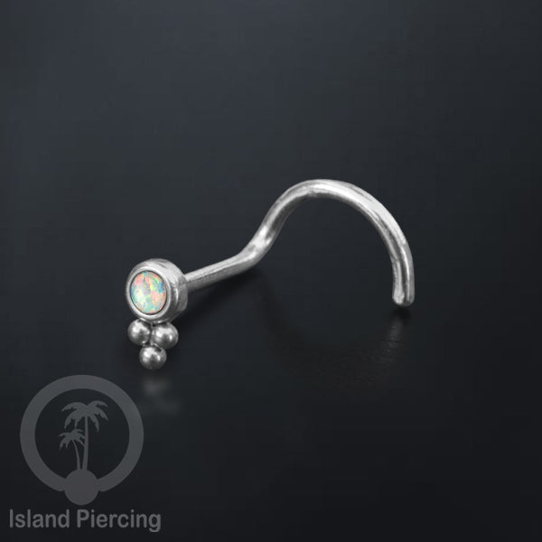 Dekoratif Nose screw Piercing Jewelry Stainless Perhiasan Hidung dengan banyak pilihan batu