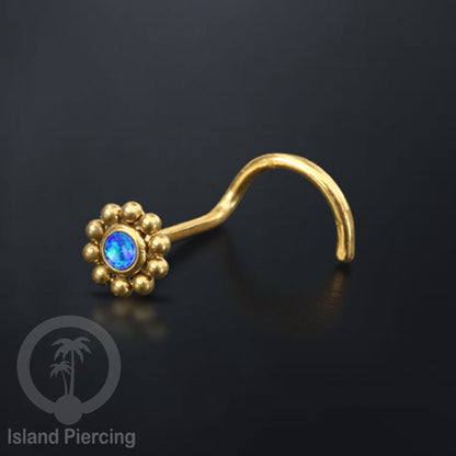 Nose screw Piercing Jewelry Perhiasan Tindik hidung dengan banyak variasi batu yang manis