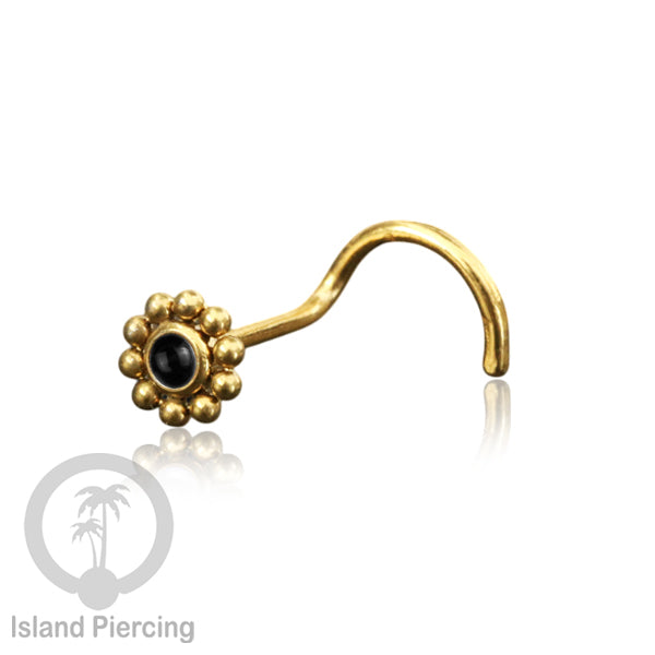 Nose screw Piercing Jewelry Perhiasan Tindik hidung dengan banyak variasi batu yang manis