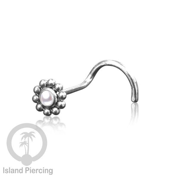 Nose screw Piercing Jewelry Perhiasan Tindik hidung dengan banyak variasi batu yang manis