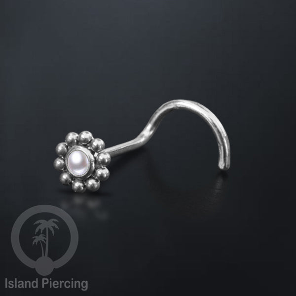 Nose screw Piercing Jewelry Perhiasan Tindik hidung dengan banyak variasi batu yang manis