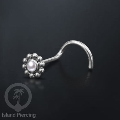 Nose screw Piercing Jewelry Perhiasan Tindik hidung dengan banyak variasi batu yang manis