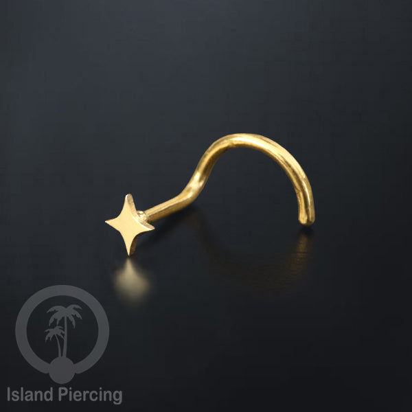Perhiasan Tindik Hidung Stainless Nose Piercing Jewelry warna gold banyak pilihan desain