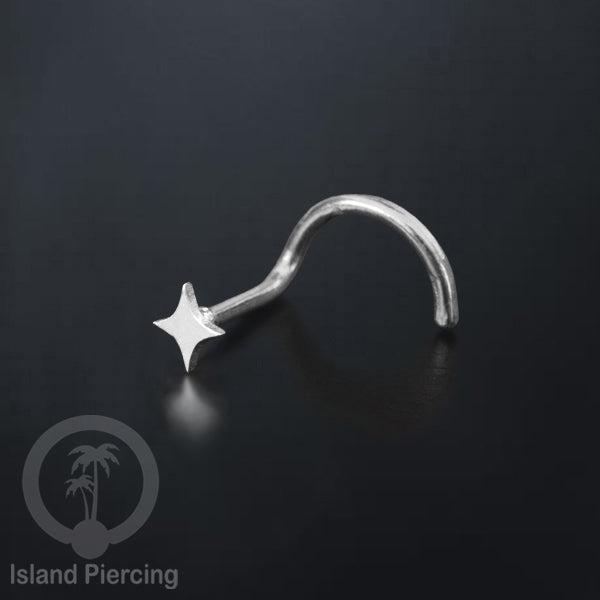 Perhiasan Tindik Hidung Stainless Nose Piercing Jewelry warna silver banyak pilihan desain