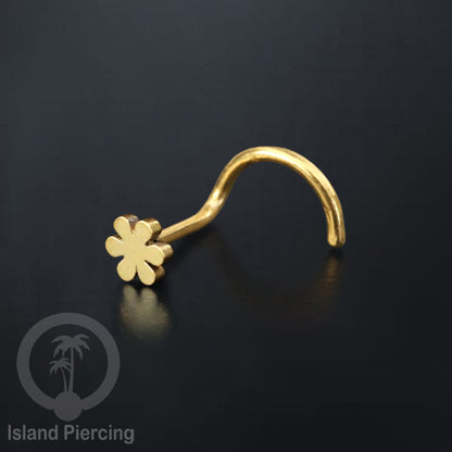 Perhiasan Tindik Hidung Stainless Nose Piercing Jewelry warna gold banyak pilihan desain