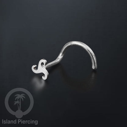 Perhiasan Tindik Hidung Stainless Nose Piercing Jewelry warna silver banyak pilihan desain