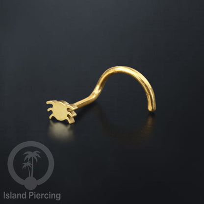 Perhiasan Tindik Hidung Stainless Nose Piercing Jewelry warna gold banyak pilihan desain