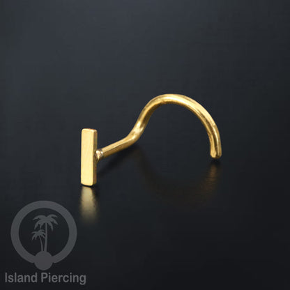 Perhiasan Tindik Hidung Stainless Nose Piercing Jewelry warna gold banyak pilihan motif