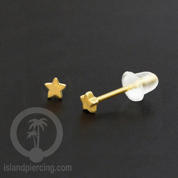 Anting Stud Stainless warna gold kualitas tinggi
