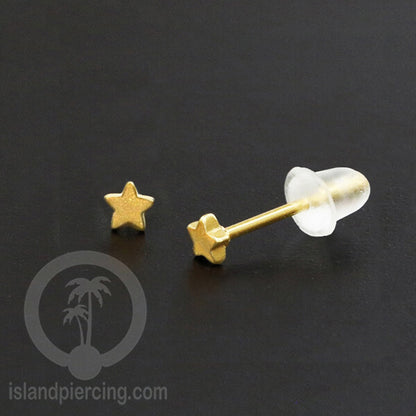 Anting Stud Stainless warna gold kualitas tinggi