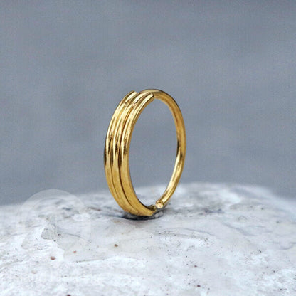 Nose Ring Piercing Jewelry Perhiasan Hidung banyak model keren warna gold