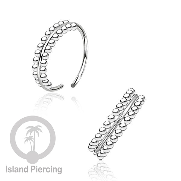 Nose Ring Piercing Jewelry Perhiasan Hidung banyak model keren warna silver