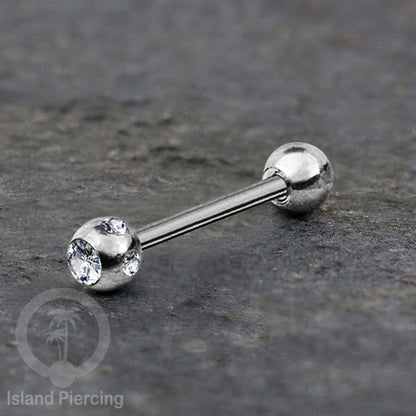 Tindik Lidah stainless warna Silver banyak motif menarik, Unique Tounge Piercing Jewelry
