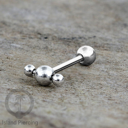 Tindik Lidah stainless warna Silver banyak motif menarik, Unique Tounge Piercing Jewelry