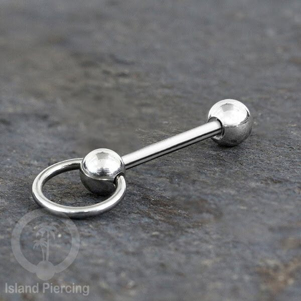 Tindik Lidah stainless warna Silver banyak motif menarik, Unique Tounge Piercing Jewelry