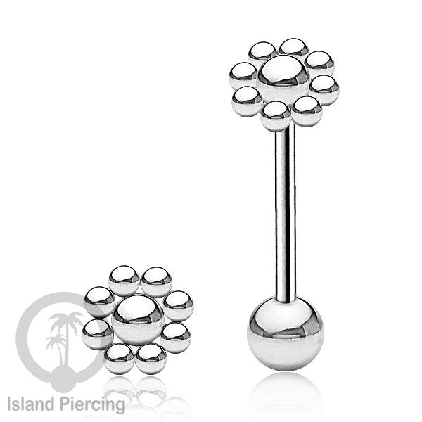 Tindik Lidah stainless warna Silver banyak motif menarik, Unique Tounge Piercing Jewelry