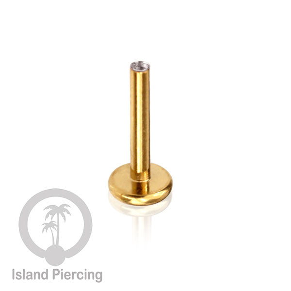 Tindik Labret Piercing Titanium Asli, batang aja pilihan semua ukuran 5-12mm
