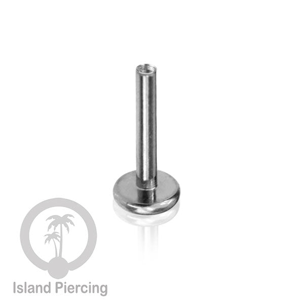 Tindik Labret Piercing Titanium Asli, batang aja pilihan semua ukuran 5-12mm